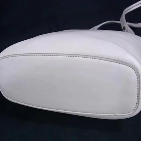 Loewe Shoulder Bag Asymmetrical Ivory Leather